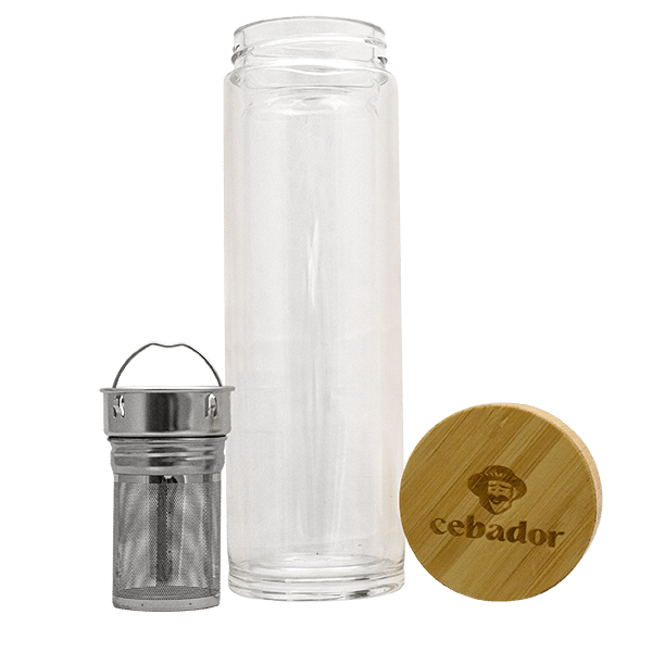 Mate to Go - skleněná termoska s infuzorem (300 ml)