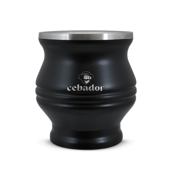 TermoColador – vaso térmico para yerba mate – 190 ml (negro)
