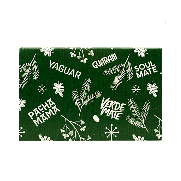 Świąteczne opakowanie prezentowe do yerba mate 