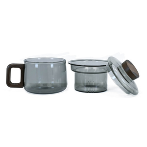 Taza de vidrio con infusor Cebador Vidrio 200 ml