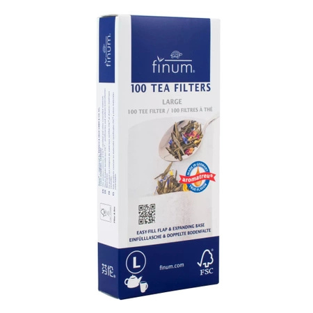 12 x papírové čajové filtry - velikost L (100 kusů)