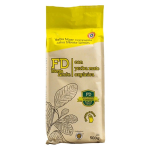 12 x Fede Rico (FD) Menta Limon 0,5 kg 500 g - yerba mate con menta y limón