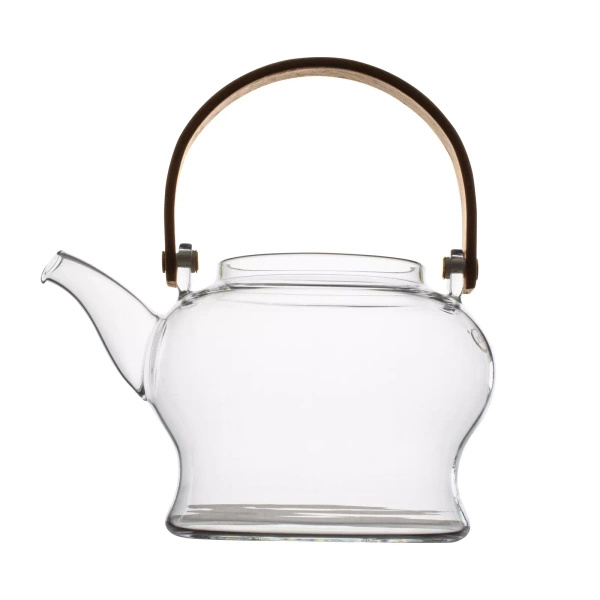 Tetera de cristal con cafetera Flor 600 ml