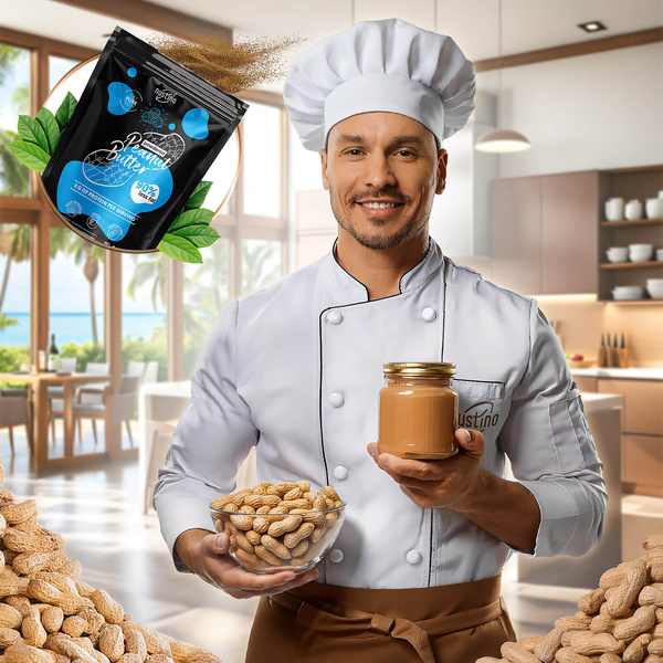 Nustino - arašídové máslo v prášku - bez přísad (Pure) 400g