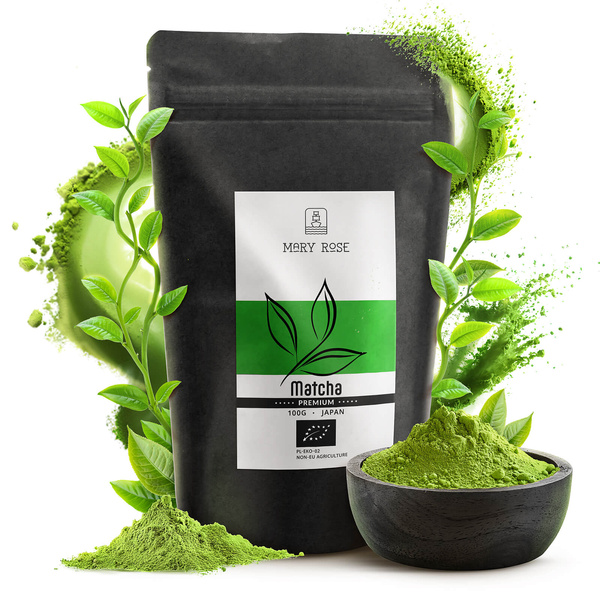 Mary Rose – Japonský zelený čaj Matcha (BIO) Premium 100 g