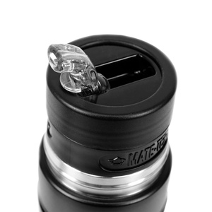 Yerbomos XL ALL IN ONE – 750 ml – Calebasse, thermos et bombilla en un (noir)