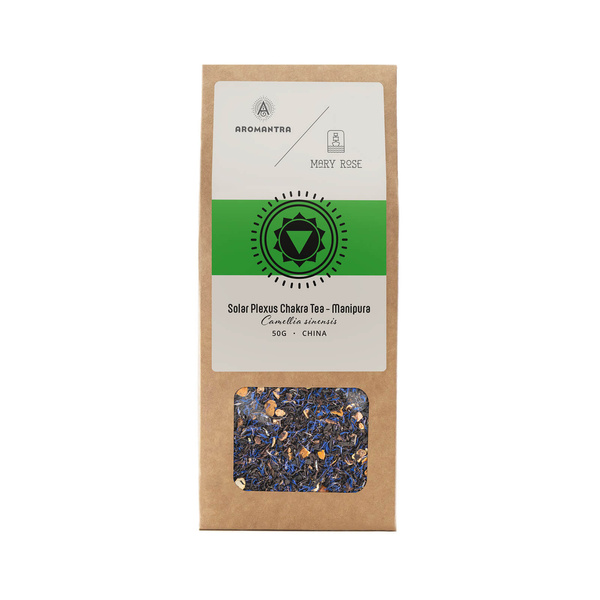 Aromantra x Mary Rose – Thé noir du chakra du plexus solaire (Manipura) 50 g