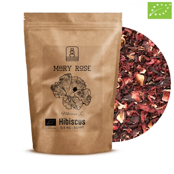 Mary Rose - Hibiscus ecológico (pétalos) 0,5 kg
