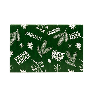 Świąteczne opakowanie prezentowe do yerba mate 