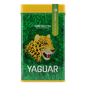 Yerbera – Boîte en métal + Yaguar Cannabis 0,5 kg
