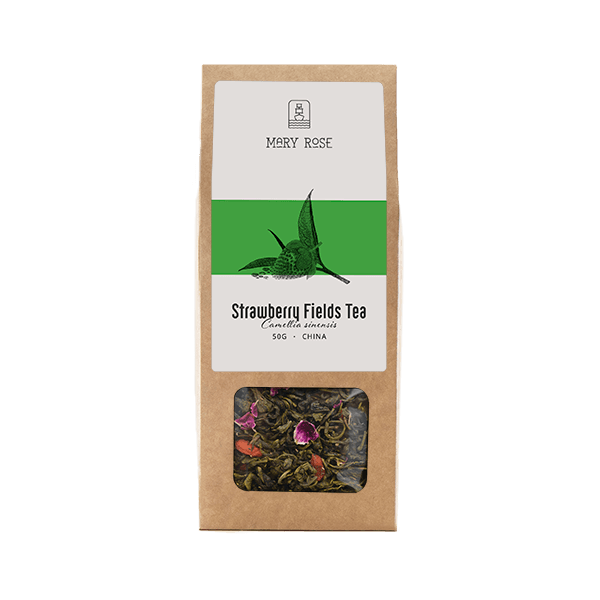 Mary Rose - Herbata Zielona Strawberry Fields - 50g