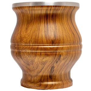 80 x TermoColador - pot avec passoire + bombilla - couleur bois
