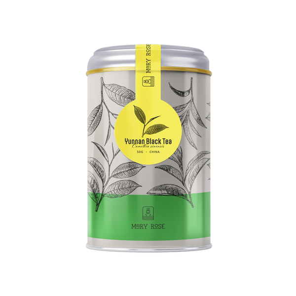 Mary Rose – Thé noir Yunnan en boîte – 50 g