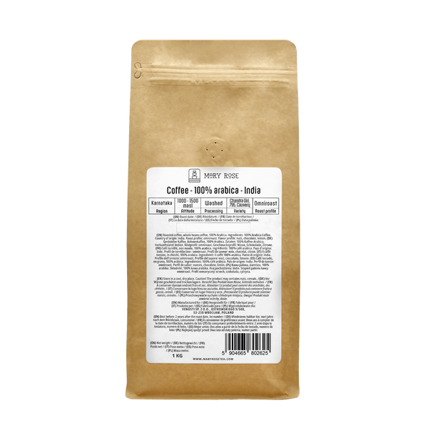 Mary Rose -  Kawa ziarnista India Karnataka premium 1 kg