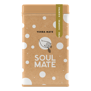Yerbera – Scatola di latta + Soul Mate Orgánica Siempre 0,5 kg