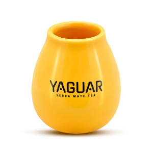 Yaguar Taza de Cerámica para Mate 350 ml - Amarillo