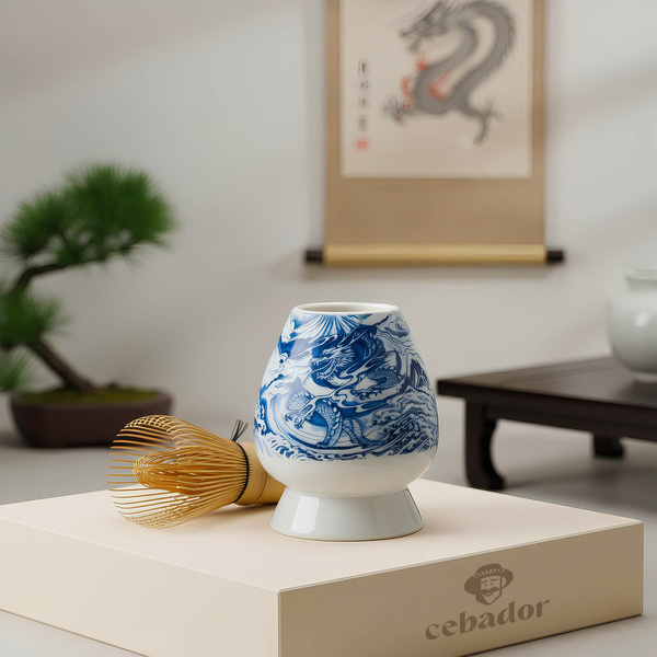 Kusenaoshi Dragon – Support pour fouet à matcha