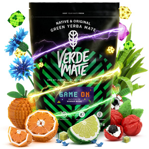 Verde Mate Green Game On 0,4 kg – yerba maté pro hráče s příchutí energetického nápoje