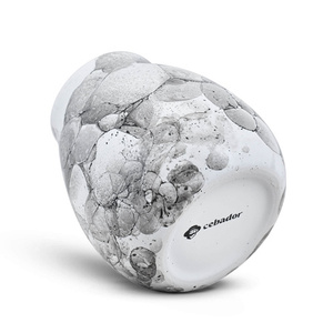 1440 x Ceramic calabash - Marmol Blanco 300 ml