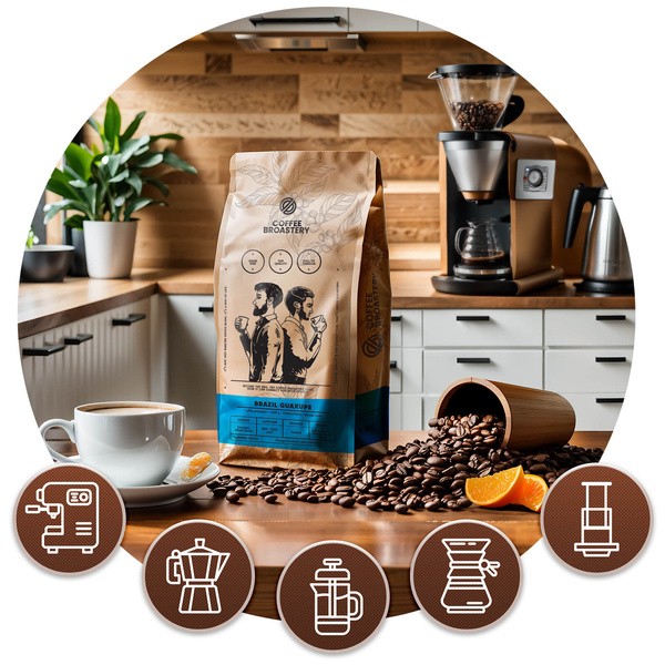 Coffee Broastery - Zrnková káva Brazil Guaxupe Premium 400 g