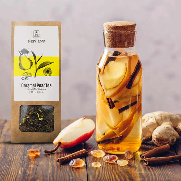 Mary Rose – Thé Caramel Pear – 50 g