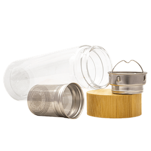 30 x Termo de cristal con cafetera - Mate to Go - 300 ml