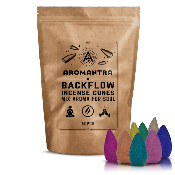 Backflow Incense Cones MIX (60 pcs.)