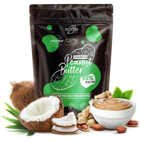 50 x Nustino - Masło Orzechowe w Proszku - Kokos 400g