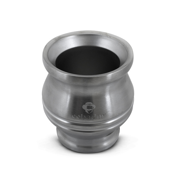 TermoColador – vaso térmico para yerba mate – 190 ml (plateado)