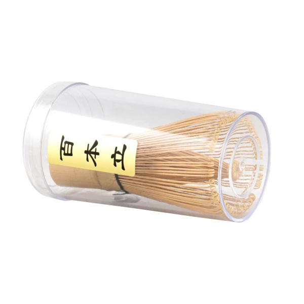 Matcha-Tee-Zubehör-Set aus Bambus: Chasen-Besen + Chashaku-Schöpflöffel + Teelöffe