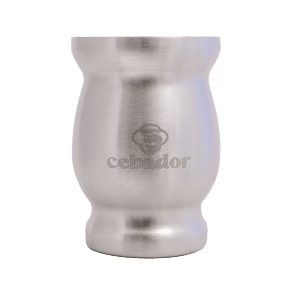 TermoMate Cebador – termohrnek na yerba maté – 190 ml (stříbrný)