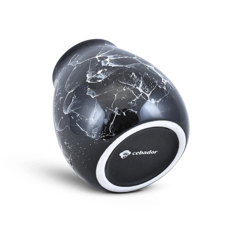 36 x Keramická kalabasa - Marmol Black 300 ml