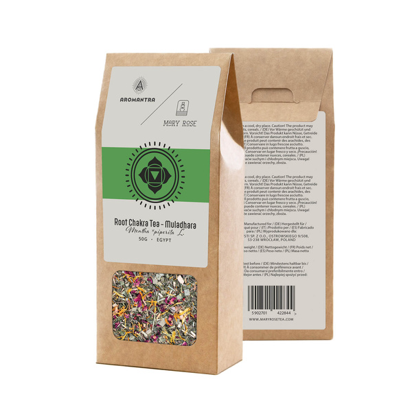 Aromantra x Mary Rose – Herbata na Czakrę Podstawy Muladhara (ziołowa) 50 g