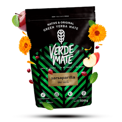35 x Verde Mate Green Sarsaparilla 0,5 kg