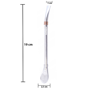 600 x Bombilla Anillo oro rosa + filtro de rosca + limpiador