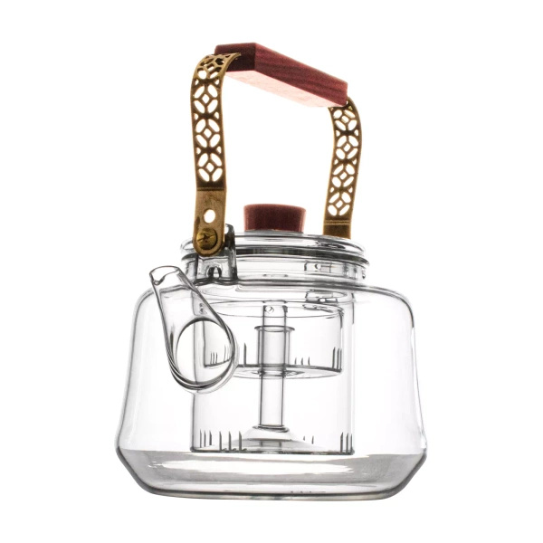 Tetera de cristal con cafetera Ornamento 1000 ml