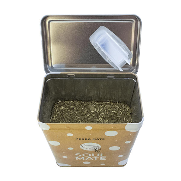 Yerbera – Tin can + Soul Mate Orgánica Guayusa 0.5kg