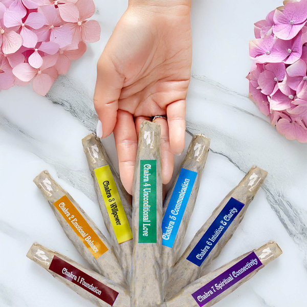 Incienso de Cuerda Yogui & Yogini Naturals – Siete Chakras