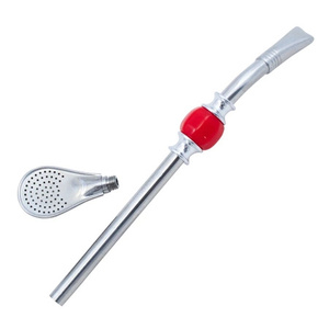 240 x Bombilla Grande with stone - red