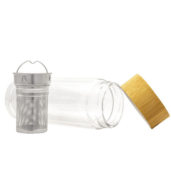 Mate to Go - skleněná termoska s infuzorem (300 ml)