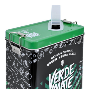 Yerbera – Tin can + Verde Mate Green Frutos Tropicales 0.5kg 
