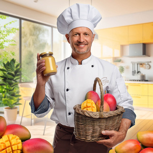 Nustino – Powdered Peanut Butter – Mango (no sugar added) 400g