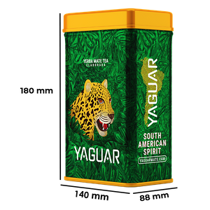 Yerbera – Boîte en métal + Yaguar Cannabis 0,5 kg