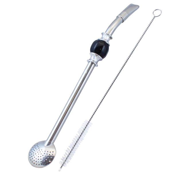 Bombilla Bomba (schwarze Stein)