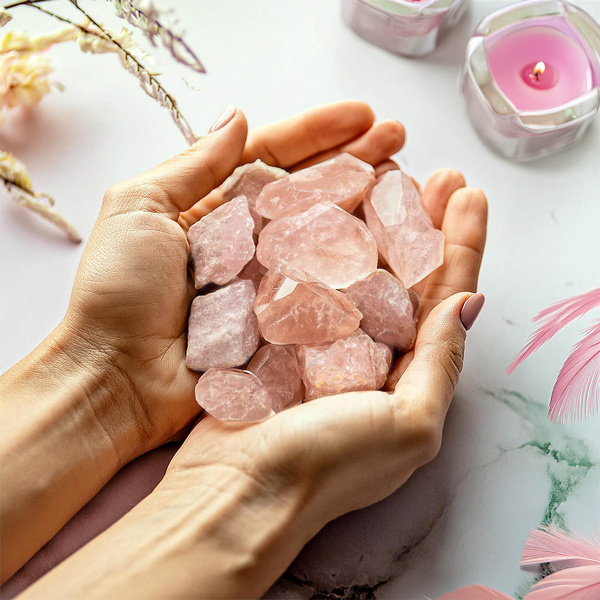 Rose Quartz (raw stone) 1 pc.