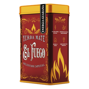Yerbera – Scatola di latta + El Fuego Energia Guarana 0,5 kg