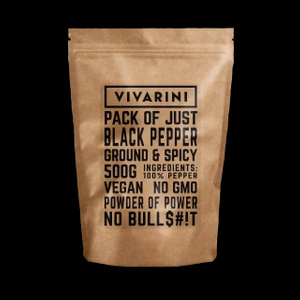 Vivarini – Schwarzer Pfeffer (gemahlen) 0,5 kg