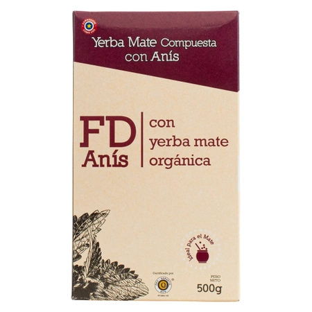12 x Fede Rico (FD) Anis 0,5 kg 500 g - Anis Yerba Mate
