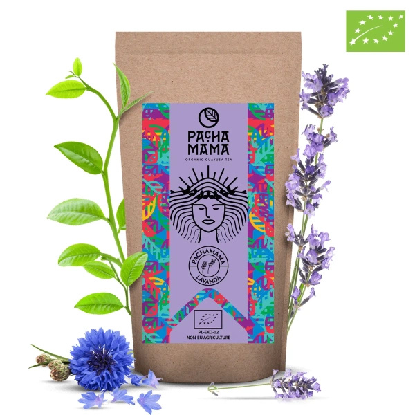 Guayusa Pachamama Lavanda - organická certifikovaná guayusa s levandulí - 100g