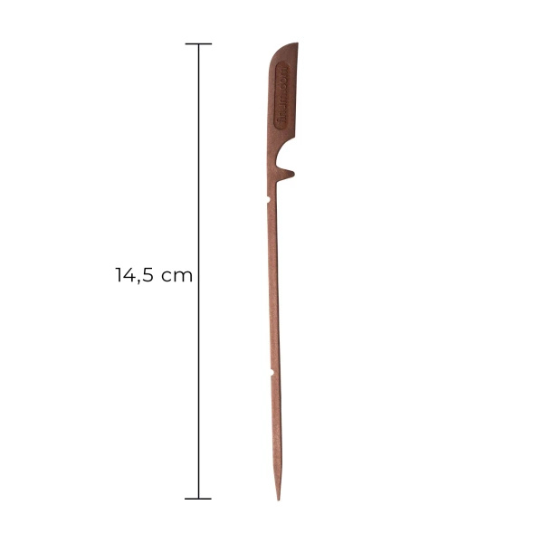 Paper tea filters (100 pieces) with stick